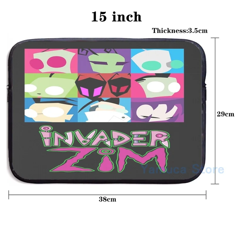 Забавная коллекция Invader Zim с графическим принтом рюкзак USB-зарядкой для мужчин и
