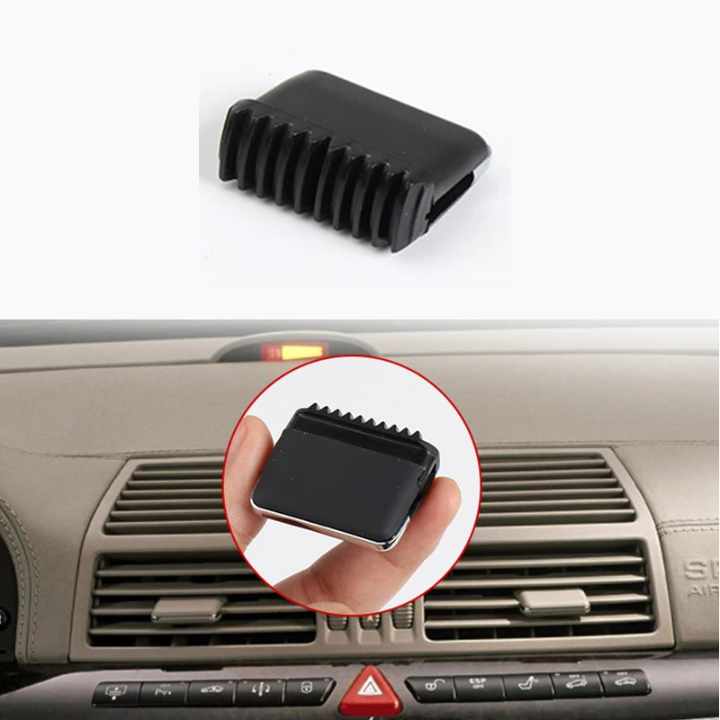 

1PCS ABS Car Front Air Conditioning A/C Air Vent Outlet Tab Clip Repair for Mercedes-Benz S Class S300 W220 1998-2005