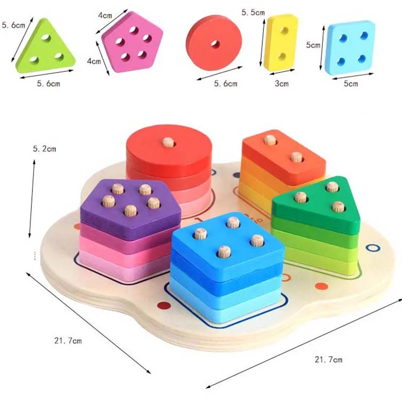 

2020 New Puzzle Jigsaw Wooden Shape matching Toys For Children Cartoon Puzzles Intelligence Kids Children Early Educational Toy