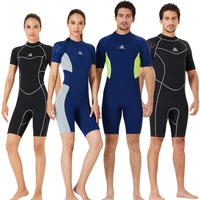 3mm diving suit short sleeves pants swimwear wetsuit one piece garment jump suit for men women swimming suit new arrival 2021