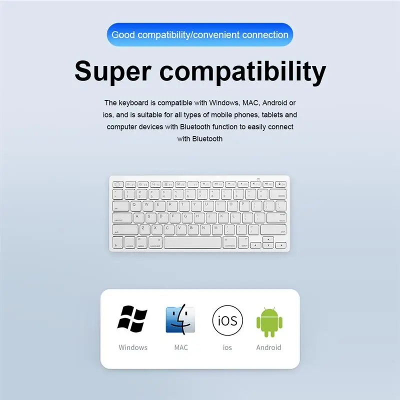 ультратонкая бесшумная bluetooth кл