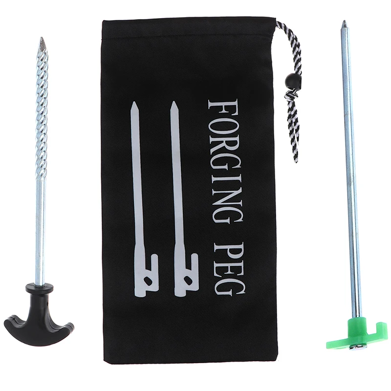 

Outdoor Camping Tent Accessories Hammer Wind Rope Tent Pegs Nail Storage Bag For 28cm