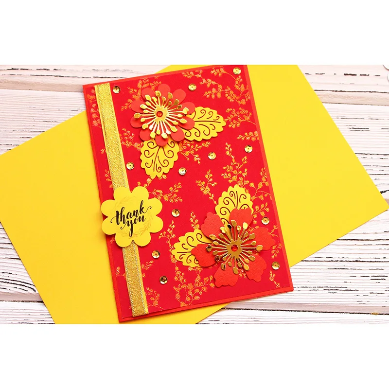 

New Dies 3D Layering Flower&Leaves Dies Set Metal Cutting Dies for Scrapbooking Album Paper Cards Decor DIY Crafts Embossing