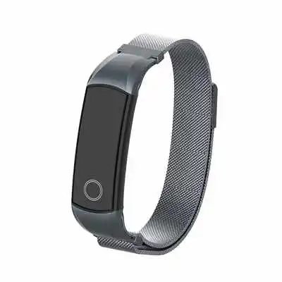 Gray Миланский металлический ремешок для huawei Honor Band 5 4, сменный Браслет из нержавеющей стали, ремешок для часов, браслет Band 5, умные аксессуары - Цвет: Gray