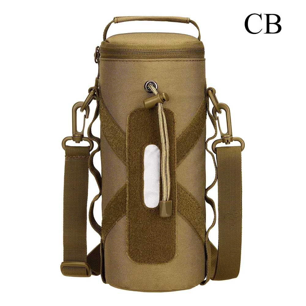 SINAIRSOFT Новинка 1000 мл тактическая Сумка Molle для бутылки воды нейлоновый военный рюкзак чехол для фляги кобура открытый дорожный чайник сумка - Цвет: CB