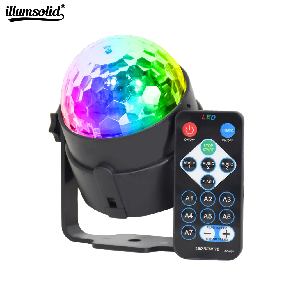 Кристалл магический шар сценический эффект светильник Dmx512 звуковая активация