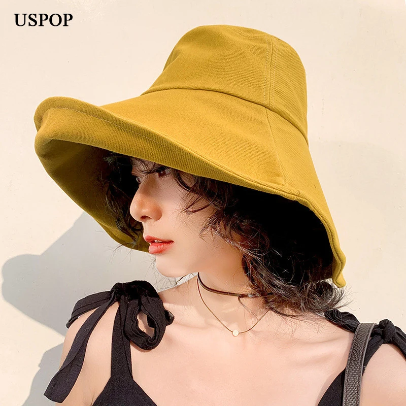 Панама от солнца USPOP с широкими полями женская летняя 2020|Женские кепки летнии| |