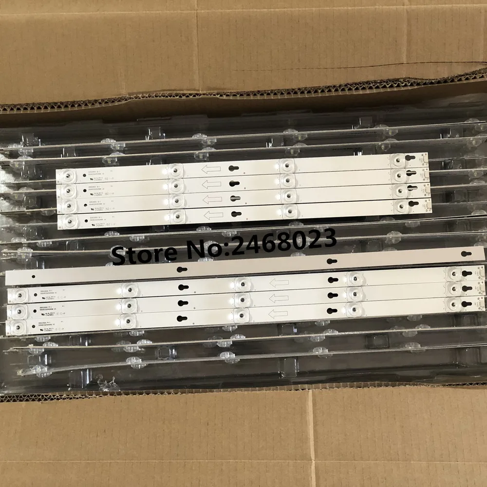8шт светодиодная лента подсветки для TC L L55P2-UD 55D2900 L55E5800A-UP 55AS5500 D55A620U D55A630U DD55A660U D55A810