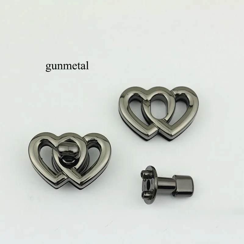 10Pcs 38x25mm Metal Turn Lock Snap for Handbag Women Bag Twist Lock Clasps Closure DIY Bags Hardware Leather Craft Accessories