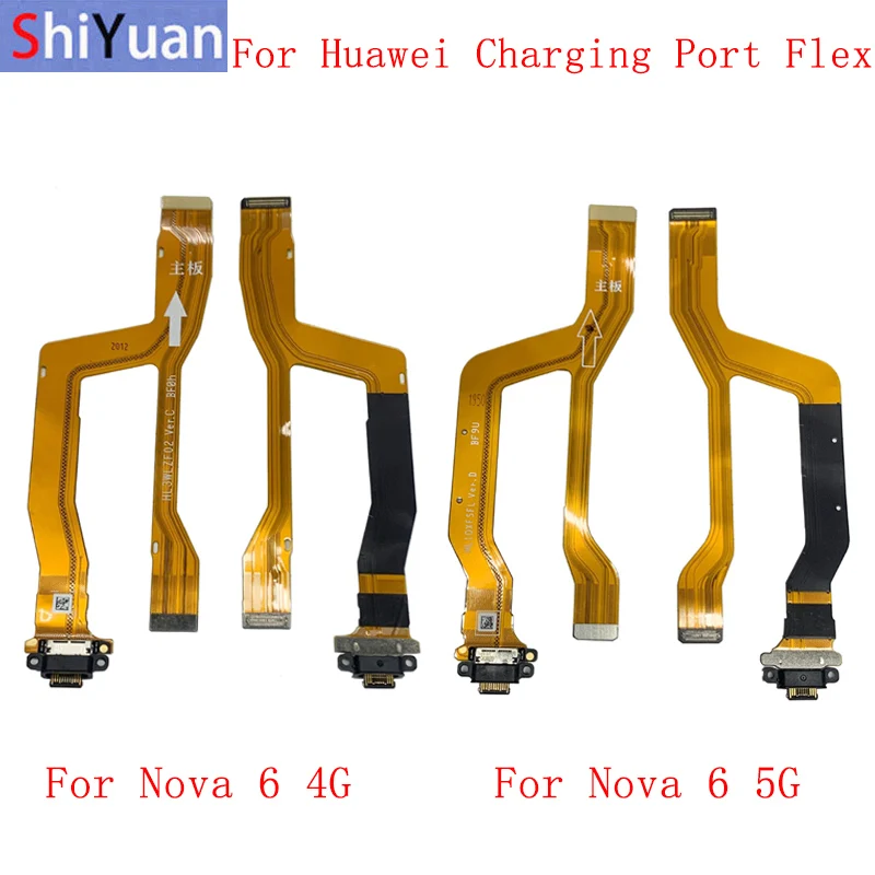 

Original USB Charger Charging Port Dock Connector Flex Cable For Huawei Nova 6 4G 5G Honor V30 V30Pro Charging Connector Flex