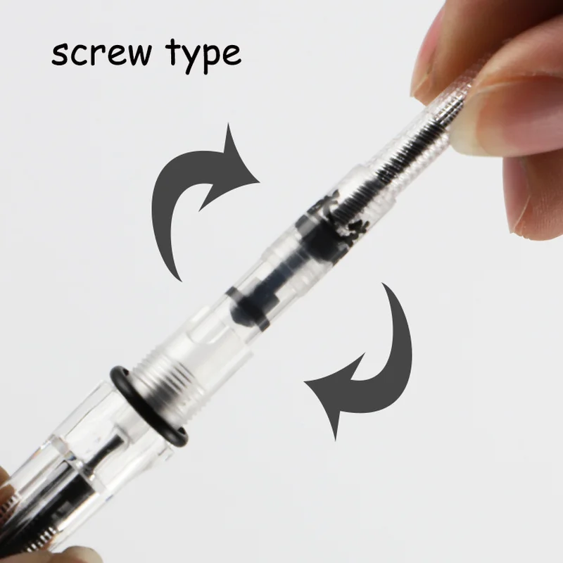 4pcs Jinhao Ink Converters for Fountain Pen Rocker Blotter Push/Screw Type 2.6mm Caliber Absorption School Office Supplies | Канцтовары