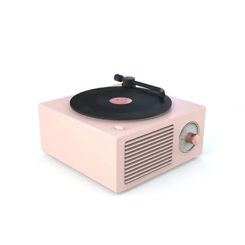 

Vintage Record Player Bluetooth Speaker, Portable Mobile Wireless Bluetooth Stereo Outdoor TWS connected Bluetooth Speaker
