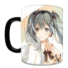 Аниме девушка 11 унций теплое изменение цвета Магия 11 унций керамическая чайная чашка для молока кофейная кружка