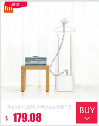 Xiaomi LEXIU Rosou GS1 отпариватель для одежды Утюг бытовой двухполюсный Вертикальный Электрический генератор одежды подвесной глажка