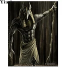 Картина из квадратных страз 5D сделай сам с изображением пустыни Grim Reaper Anubis, настенное украшение, вышивка крестиком, мозаика, картина-пазл из страз