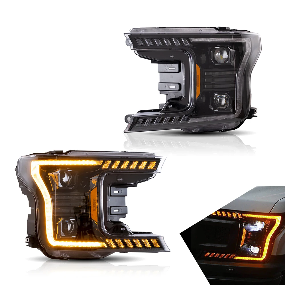 

Светодиодная передняя фара для Ford F150 F-150 2018 2019 2020, аксессуары для автомобиля