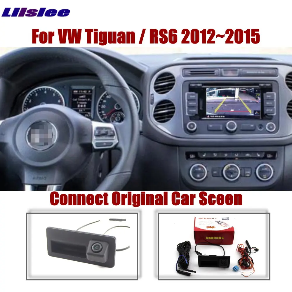 Авто камера для Volkswagen VW Tiguan 2012 2013 2014 2015 автомобиля оригинальный Экран обновления