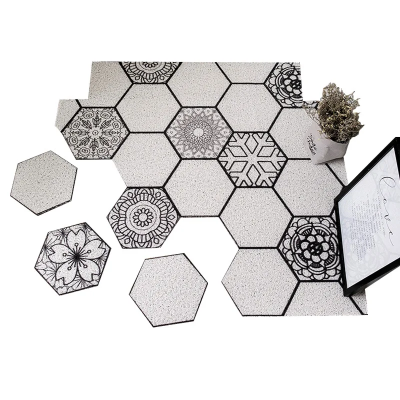 Моющийся коврик для ванной из ПВХ мягкий эластичный водонепроницаемый