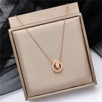 necklace women net red choker necklace titanium rose gold accessories personalized necklace for women aesthetic necklace chain