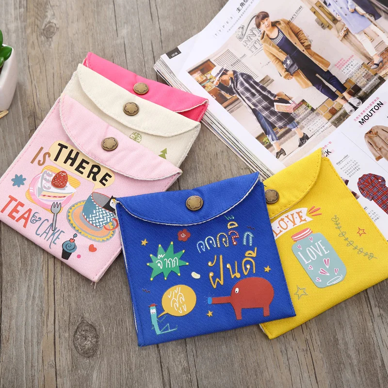 Подгузник для девочек сумка хранения гигиенических салфеток холст