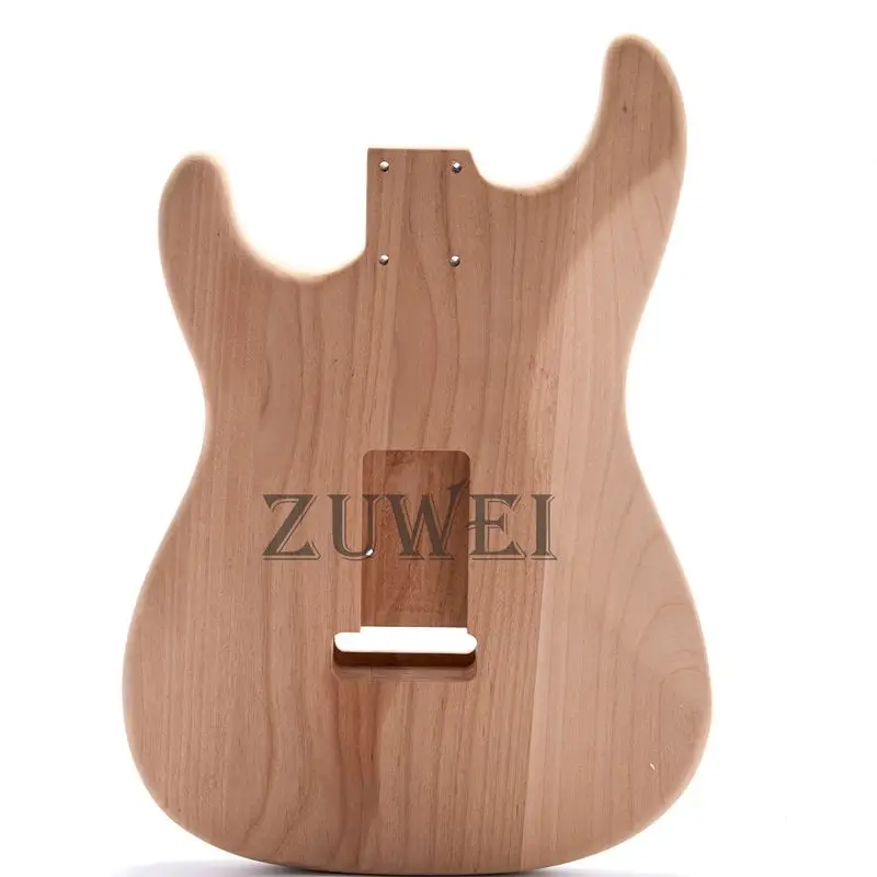 2021 Top Quality New ST Guitar Alder Body 3S Routing UnFinish Uncluding Any of Parts Tremolo Bridge | Спорт и развлечения