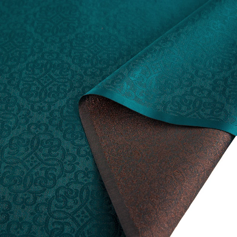 70 нейлоновый темно-зеленый Чонсам высокой плотности модная жаккардовая ткань в