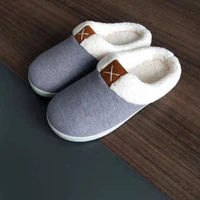 woman slippers for men safety shoes couples home slippers girl winter warm cotton shoes non slip hairy memory cotton large size