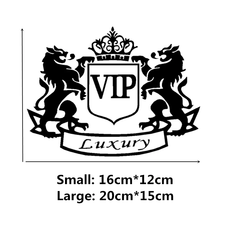 Корона VIP роскошные королевские Львы автомобильные наклейки Креативные