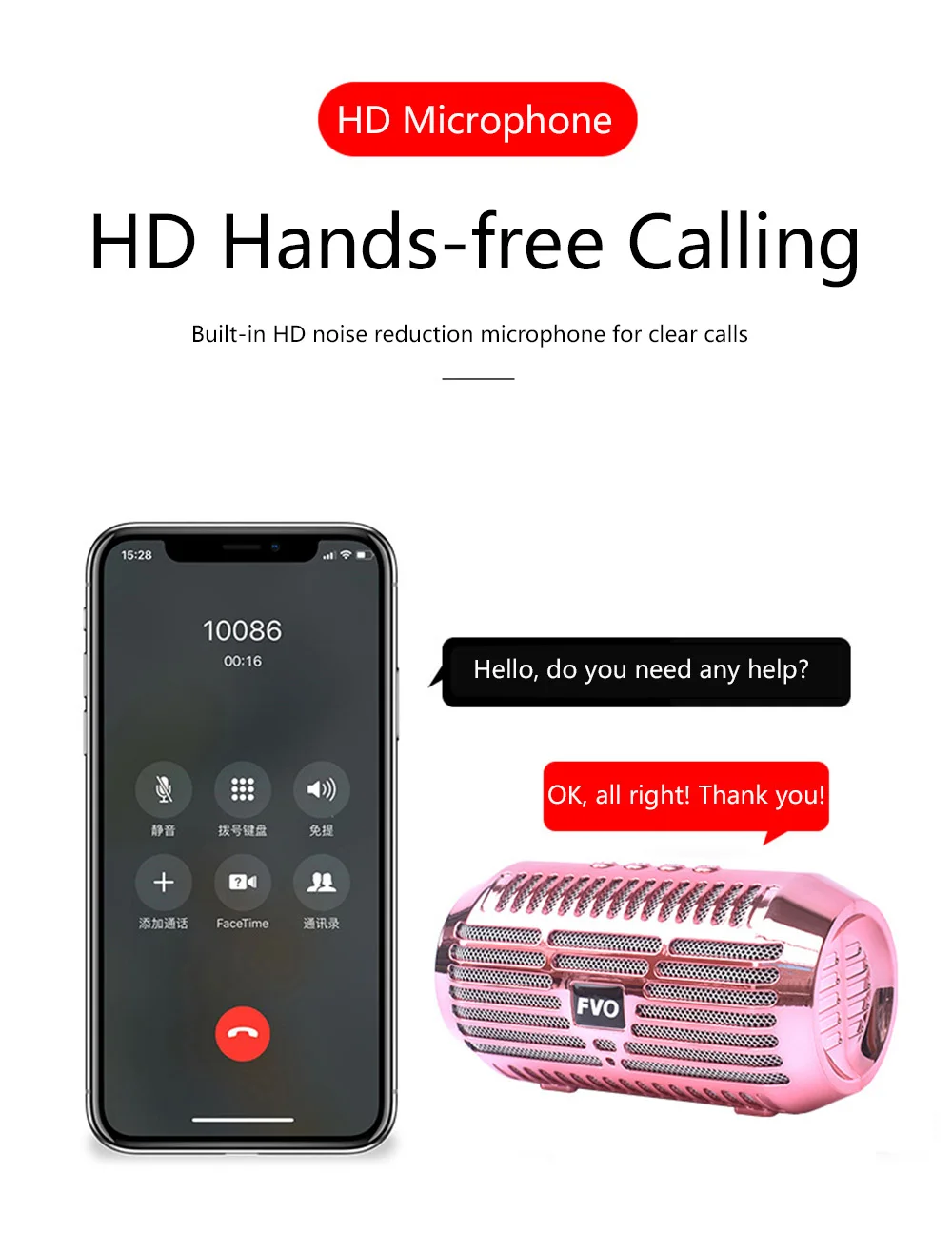 Портативный Bluetooth динамик s стерео мини беспроводной динамик с fm-радио USB SD карта AUX MP3 Воспроизведение музыки сабвуфер Колонка для телефона