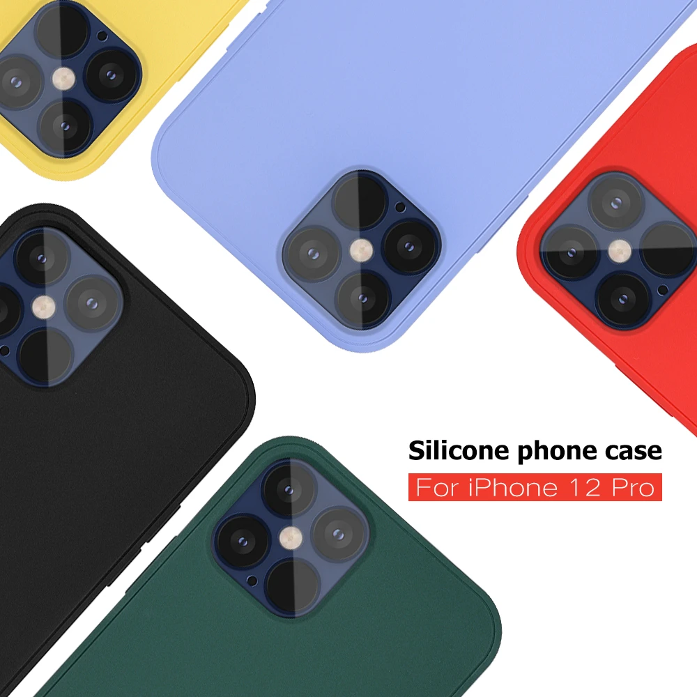 Мягкий ударопрочный чехол для iPhone 12 Pro Max XR XS X Coque Оригинальный жидкий силиконовый