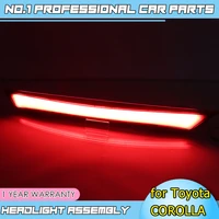car accessories for toyota corolla 2014 2018 led taillight reflector brake lamp warning signal rear bumper trunk tail light