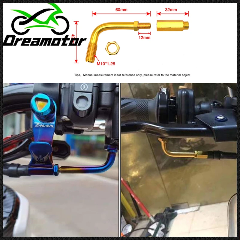 

Dreamotor CNC Motorcycle 90 Degree Adjuster Throttle Cable Screw Head Brake Clutch Wire Cable For Dirt Pit Bike Moped Scooter
