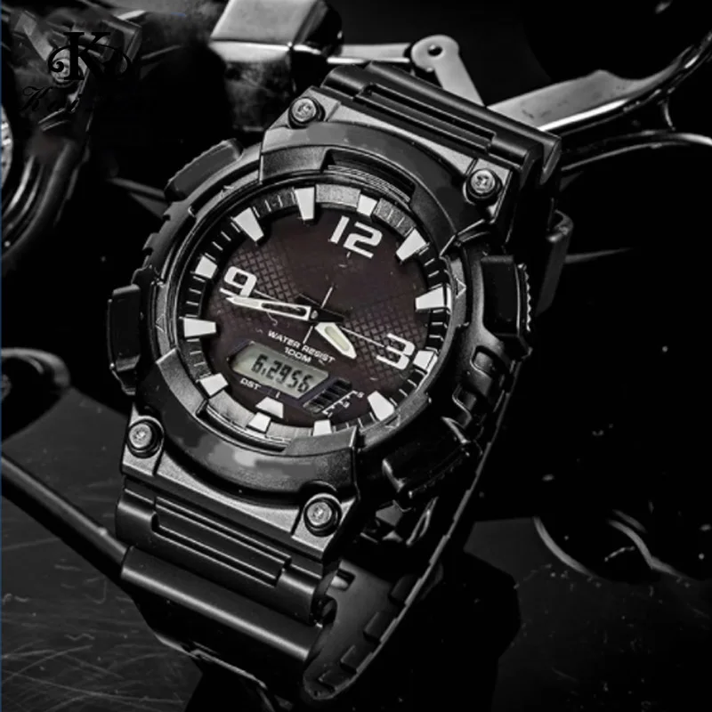 

Watch strap Case Men's watch strap silicone wristband bracelet AQ-S810W AQS810WC silicone straps Replace watch accessories 18mm