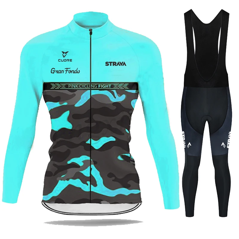 Трикотажный комплект одежды STRAVA мужской с длинным рукавом дышащий для