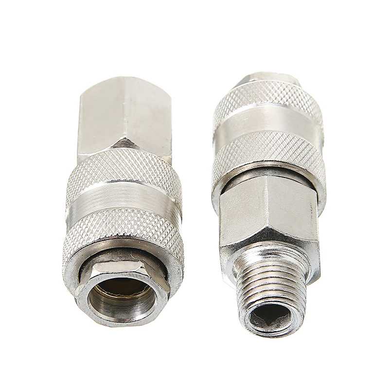 2 шт. быстроразъемные евророзетки с резьбой 1/4 дюйма|compressor connector|fitting airhose compressor |