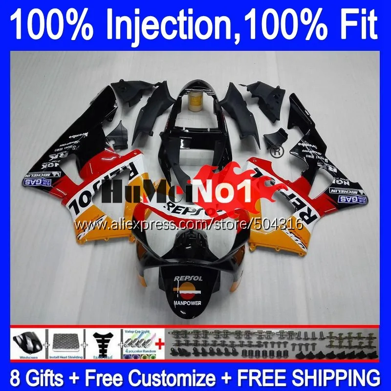 

OEM Обтекатели для HONDA CBR900 RR CBR 929RR 929 900 RR 900RR 00MC.1 Repsol orange CBR929RR CBR900RR CBR929 RR 2000 2001 00 01
