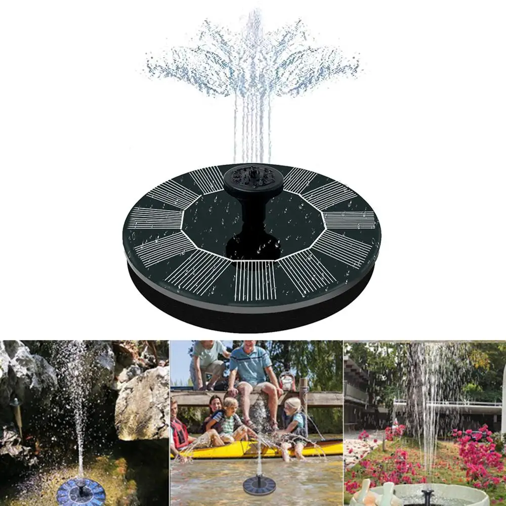 

Mini Solar Power Water Fountain Garden Pool Pond Outdoor Solar Panel Bird Bath Floating Water Fountain Pump Garden Decor