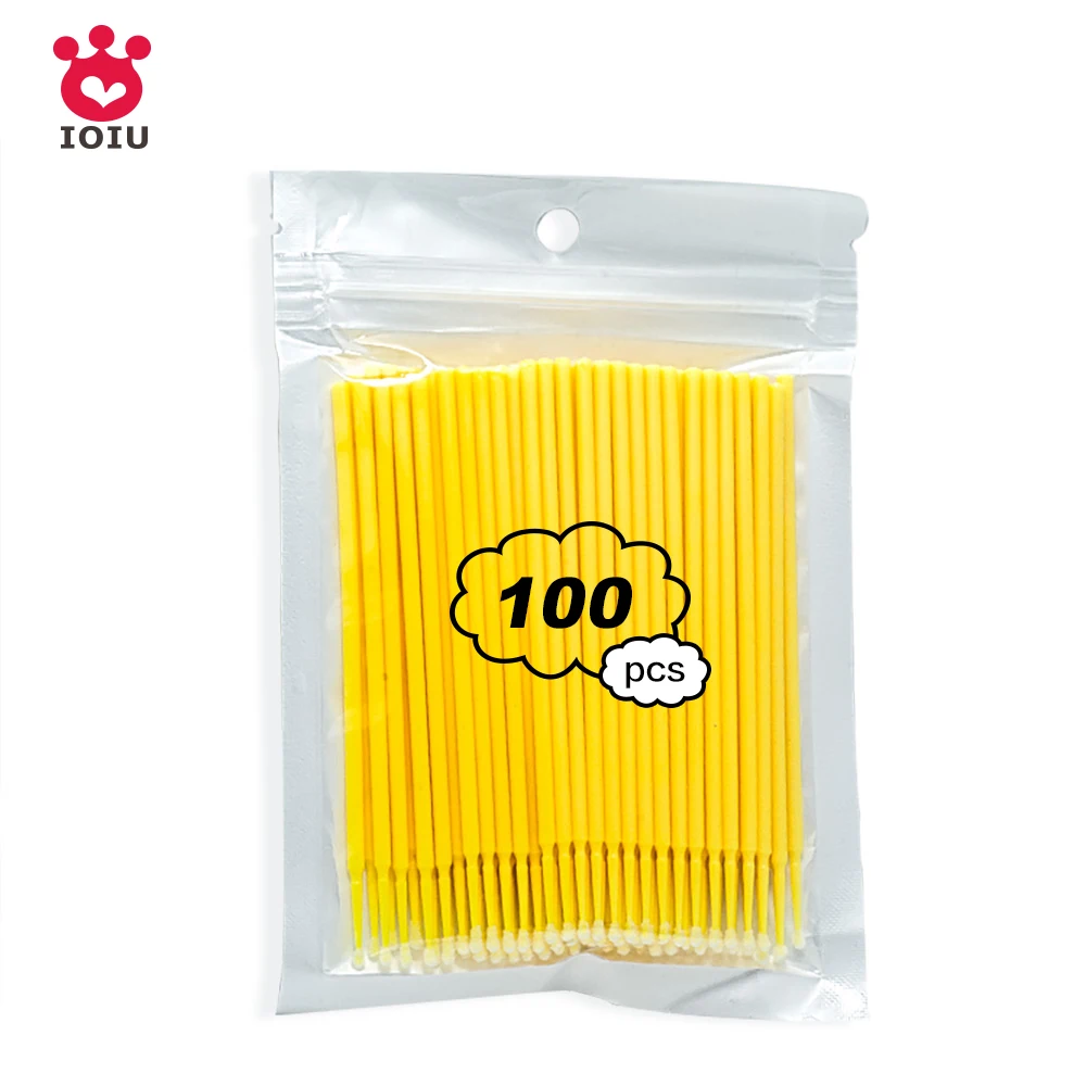 Одноразовые специальные тампоны IOIU 100 шт./лот для наращивания ресниц одноразовые