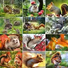 RUOPOTY животные 5D Diy алмазная живопись Ежик белка крест набор наклеек на стену Алмазная искусство