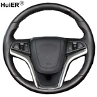 Оплетка на руль для Chevrolet Malibu 2011, 2012, 2013, 2014, 2011 вольт, Ручное шитье,-2015