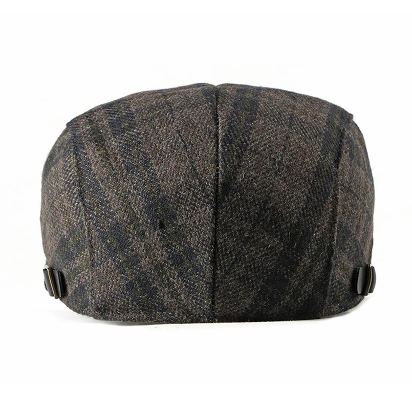 Men Berets Felt Beret Hat Men British Plaid Caps Fashion Painter Hats Women Casual Checkered Berets French Hat Women Beret Hat