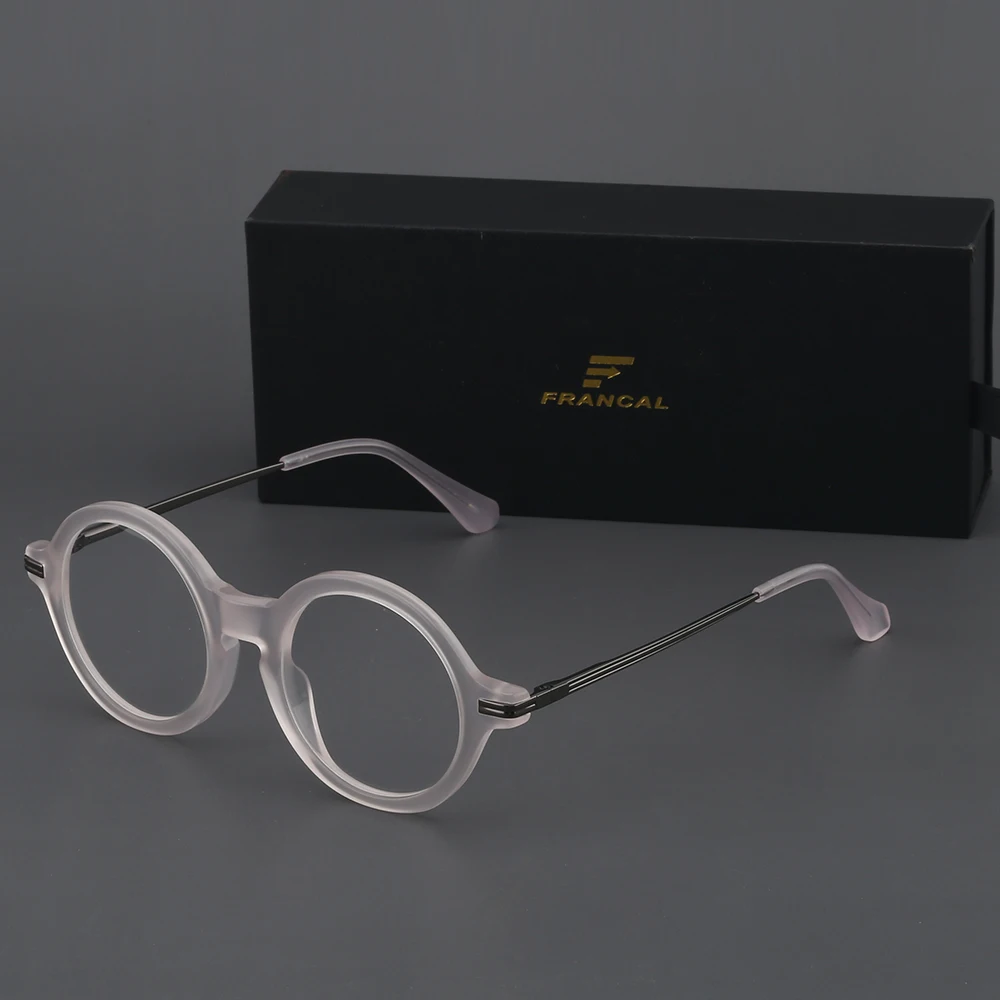 

NEW STANDING Retro Oval Ray Blue Light Blocking Glasses For Men Women Anti-Blue Light Round Transpare Glasses