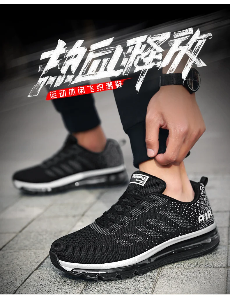 NIKEzi Workout Professional Men Running Sport Shoes Full Air Sole Casual Athletic Footwear Max Air 720 Male Comfortable Sneakers