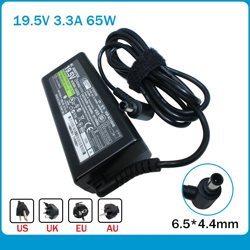 

19.5V 3.3A 65W Laptop Ac Adapter Charger For Sony VAIO VGP-AC19V43/VGP-AC19V44 VGP-AC19V48 VGP-AC19V49 VGP-AC19V63