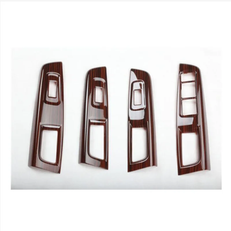 

4Pcs Car Electric Window Switch Door Panel Cover Trims Frame for Subaru Forester 2008-2012