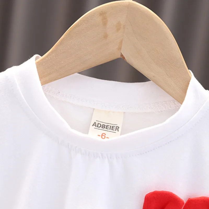 

Summer Children T-Shirt Shorts 2Pcs/sets New Kids Cartoon O-Neck Clothes Baby Boys Girl Letter Infant Toddler Fashion Tracksuits