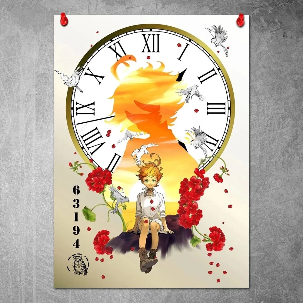 

Modular Canvas Cartoon Boy Pictures Emma Silhouette Painting Home Decor Prints Poster Living Room Modern No Frame Wall Artwork