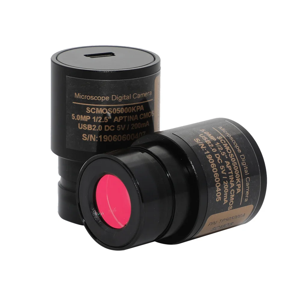 XP401 Монокуляр Биологические микроскопы с 5 м цифровой окуляр камеры | Инструменты