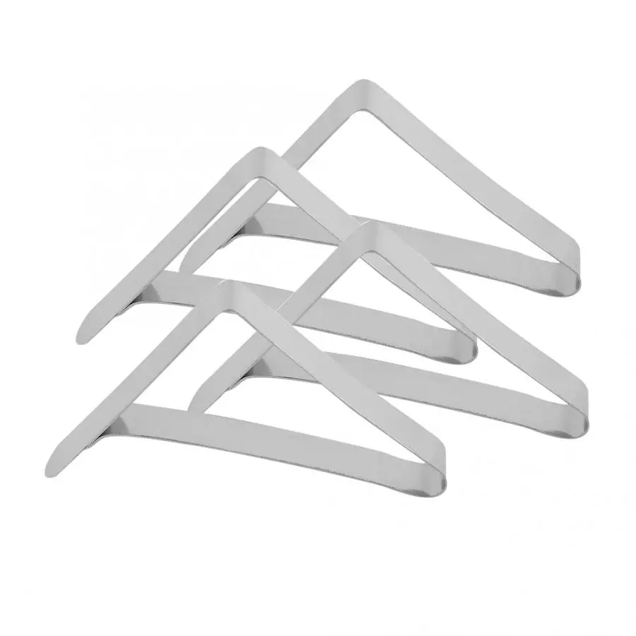 4 шт. скатерть для стола из нержавеющей стали зажимы саморегулирующиеся вечерние