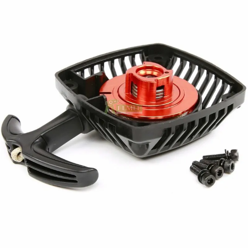 Easy Pull Starter with CNC Turbine Fit for 1/5 HPI ROFUN Rovan KM BAJA Losi 5ive T FG GoPed RedCat | Игрушки и хобби